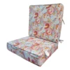 2-Piece Paisley Outdoor Gusseted Deep Seat Cushion Set