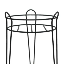 Olive Happy Store -Olive Happy Store black metal wire plant stand 21 1