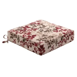 Cabrera Sangria Gusseted Outdoor Deep Seat Cushion
