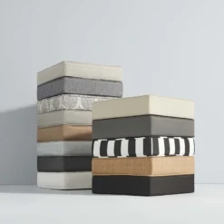 Charcoal Grey Canvas Gusseted Outdoor Deep Seat Cushion 6 Charcoal Grey Canvas Gusseted Outdoor Deep Seat Cushion -Olive Happy Store charcoal grey canvas gusseted outdoor deep seat cushion 2