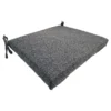 Fiddlestix Premium Dark Grey Outdoor Square Seat Cushion