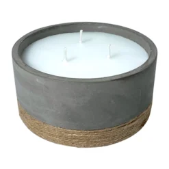 Grey Rope Citronella Candle, 29oz