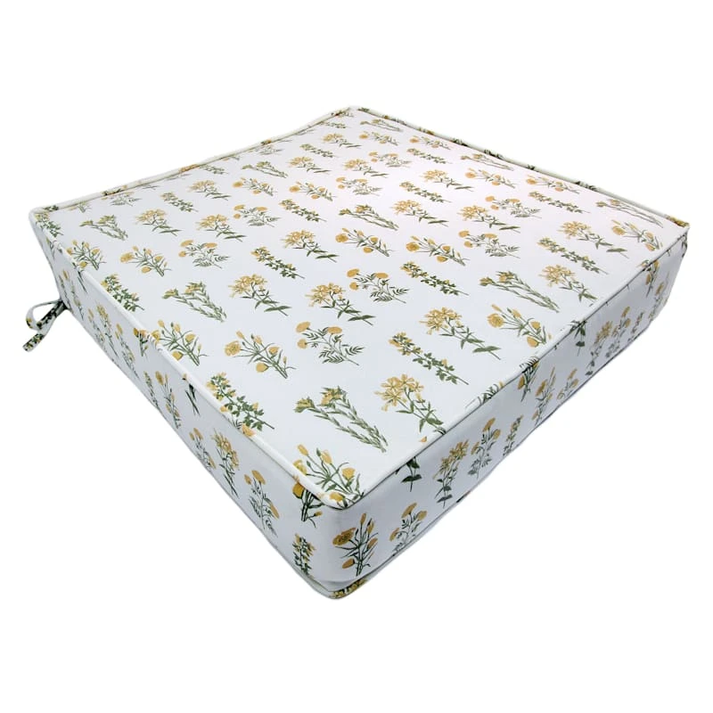 Honeybloom Floral Print Gusseted Outdoor Deep Seat Cushion 1 Honeybloom Floral Print Gusseted Outdoor Deep Seat Cushion