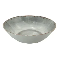 Honeybloom Grey Melamine Serving Bowl, 10"
