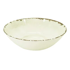 Honeybloom White Melamine Serving Bowl, 10"