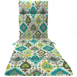 Olive Happy Store -Olive Happy Store paso turquoise universal outdoor chaise lounge cushion 1