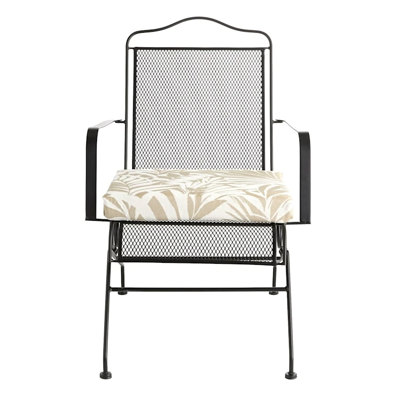 Premium Natural Royal Palm Outdoor Square Seat Cushion 2 Premium Natural Royal Palm Outdoor Square Seat Cushion - Image 2