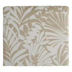 Premium Natural Royal Palm Outdoor Square Seat Cushion
