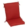 Premium Tristin Cherry Red Outdoor Hinged Seat Cushion