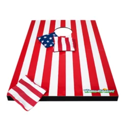 Olive Happy Store -Olive Happy Store providence patriotic wooden cornhole set 1